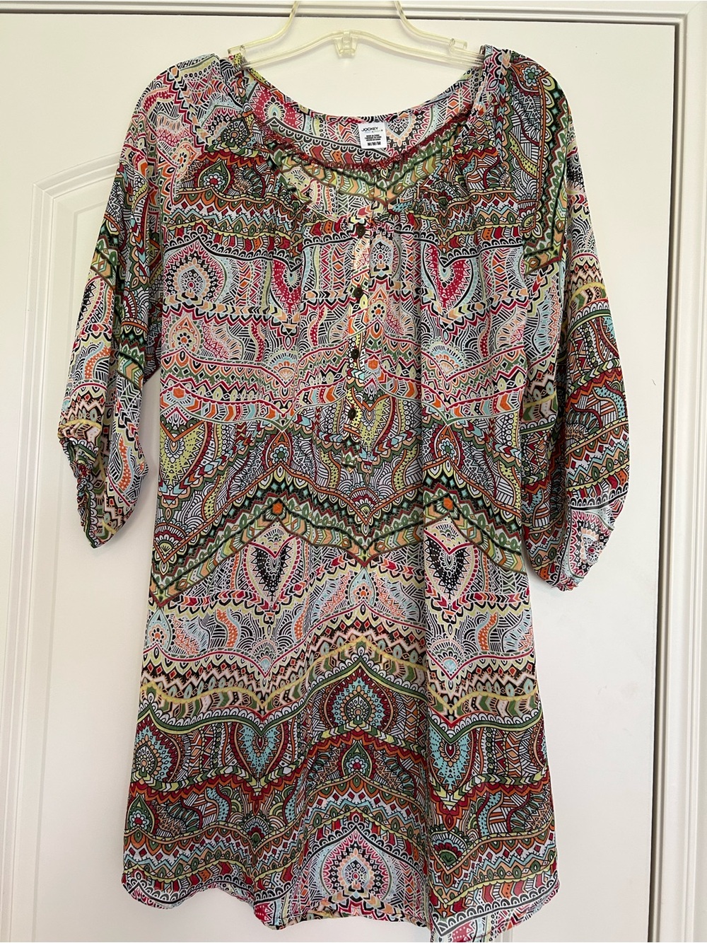 Jockey Multicolor Paisley Tunic Top